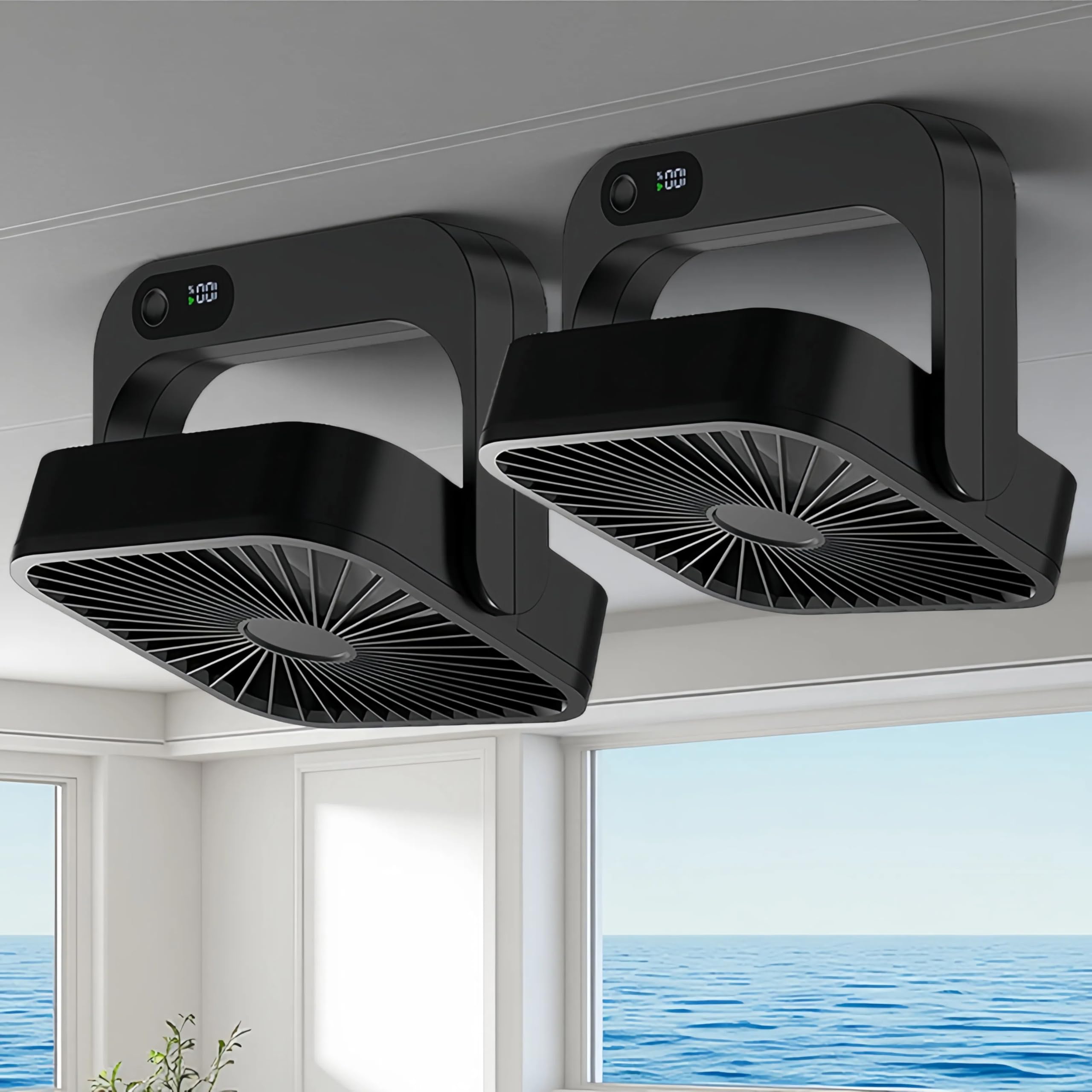 Amazon.com: GIIKNEW 2-Pack Magnetic Cruise Ship Approved Fan